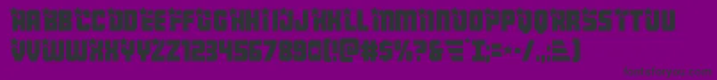 Więcej informacji o czcionce Armyrangers Czcionka Armyrangers – czarne czcionki na fioletowym tle