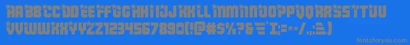 Armyrangers Font – Gray Fonts on Blue Background