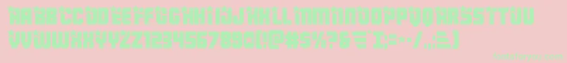 Armyrangers Font – Green Fonts on Pink Background