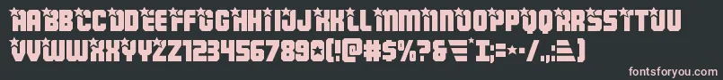 Armyrangers Font – Pink Fonts on Black Background