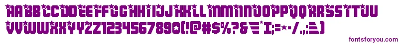 Armyrangers Font – Purple Fonts on White Background