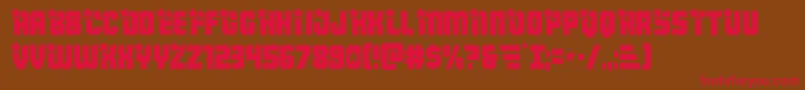 Armyrangers Font – Red Fonts on Brown Background