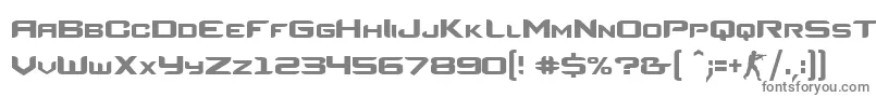 フォントCounterStrikeRegular – 白い背景に灰色の文字