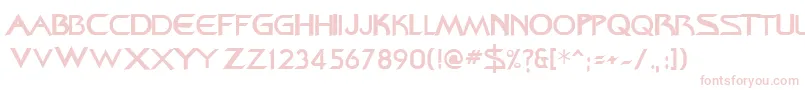 BajoranRegular Font – Pink Fonts