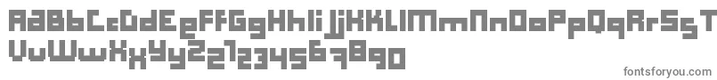 ComputerAidBoldDker Font – Gray Fonts on White Background