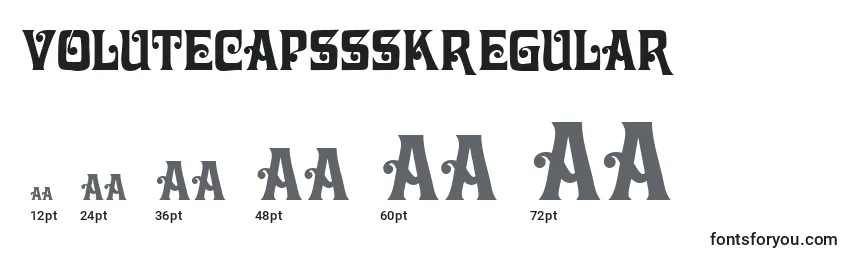 VolutecapssskRegular Font Sizes