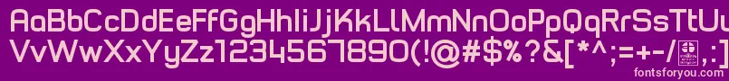 TypoStyleBoldDemo Font – Pink Fonts on Purple Background