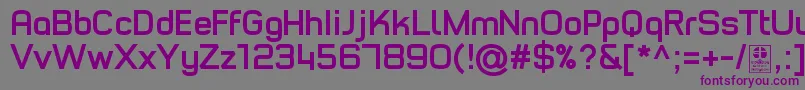 TypoStyleBoldDemo Font – Purple Fonts on Gray Background