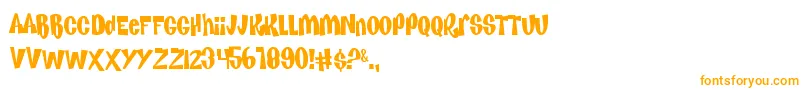 Шрифт KenanKel – оранжевые шрифты