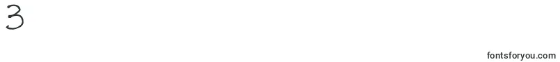LoveYouHeaps Font – Fonts for Digit 3