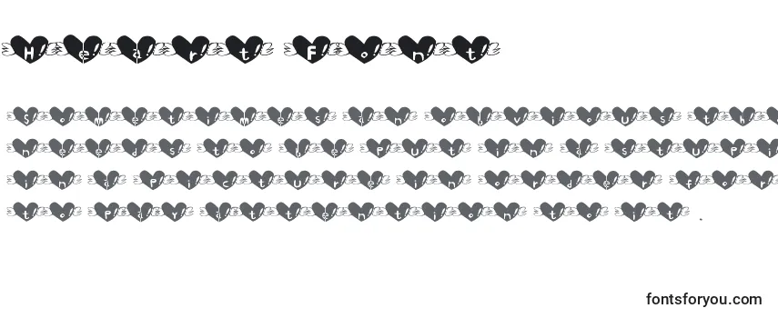 Police Heart Font