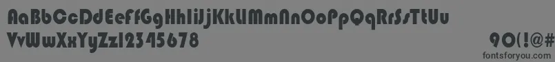 BlippocndHeavy Font – Black Fonts on Gray Background