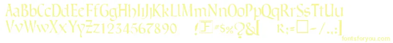 GreenowicNarrow Font – Yellow Fonts