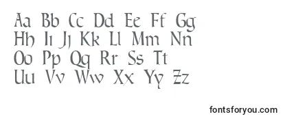 GreenowicNarrow Font