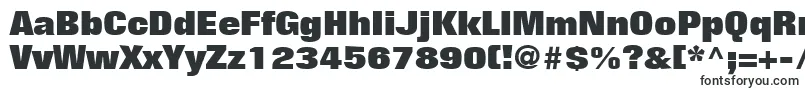 FolioLtExtraBold Font – Tall Fonts