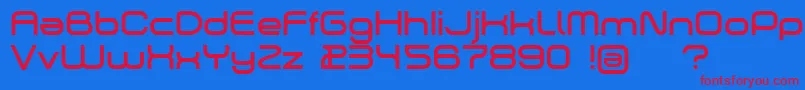 Lisätietoja Dekers-fontista Dekers-fontti – punaiset fontit sinisellä taustalla