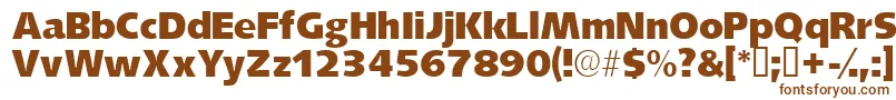 Lansettessk Font – Brown Fonts on White Background