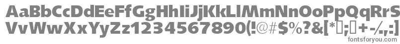Lansettessk-Schriftart – Graue Schriften auf weißem Hintergrund