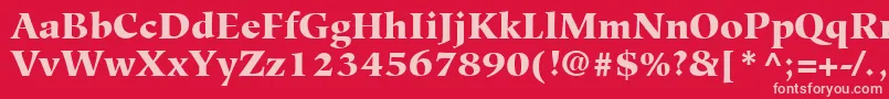 More about HiroshigeLtBlack Font HiroshigeLtBlack Font – Pink Fonts on Red Background