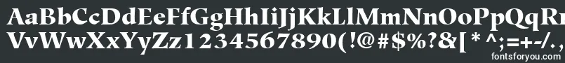 HiroshigeLtBlack Font – White Fonts on Black Background