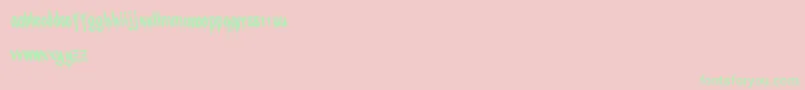 fuente Chizel – Fuentes Verdes Sobre Fondo Rosa