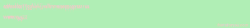 Chizel Font – Pink Fonts on Green Background