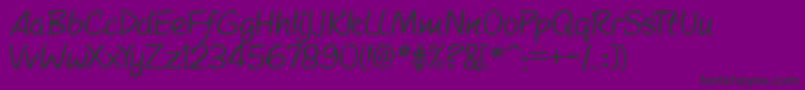 Mcgarg Font – Black Fonts on Purple Background