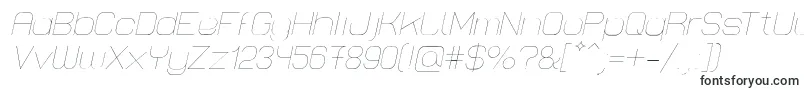 LastwaerkThinOblique-fontti – Fontit Adobe Illustratorille