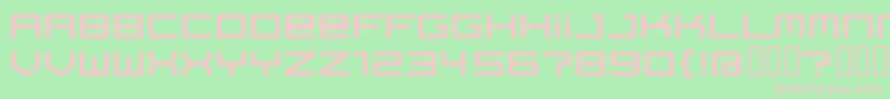 Regata ffy Font – Pink Fonts on Green Background