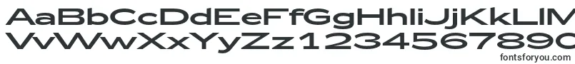 Шрифт Zeppelin53 – очень широкие шрифты