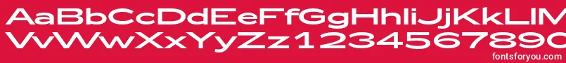 fuente Zeppelin53 – Fuentes Blancas Sobre Fondo Rojo