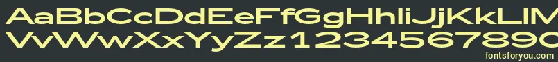 Zeppelin53 Font – Yellow Fonts on Black Background