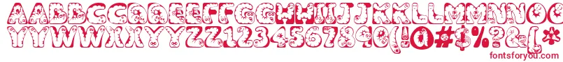 Wiggles Font – Red Fonts