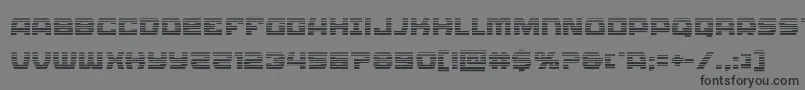 Olympiccarriergrad Font – Black Fonts on Gray Background