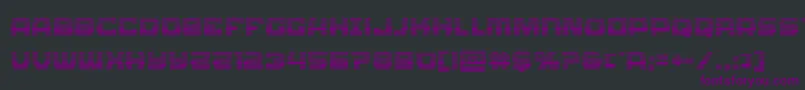Olympiccarriergrad Font – Purple Fonts on Black Background