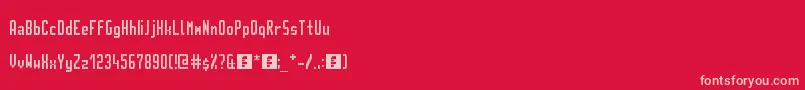 More about GvbMetroPid Font GvbMetroPid Font – Pink Fonts on Red Background