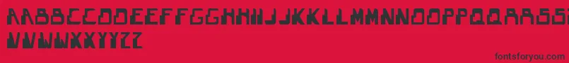 Theguardian Font – Black Fonts on Red Background