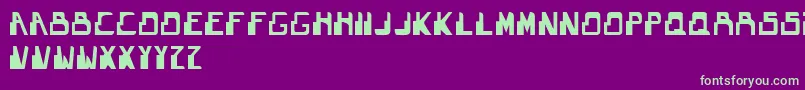 Theguardian Font – Green Fonts on Purple Background