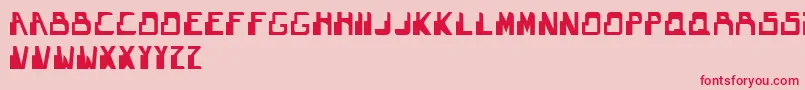 Theguardian Font – Red Fonts on Pink Background