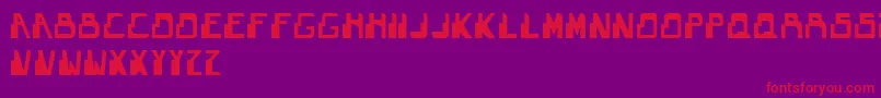 Theguardian Font – Red Fonts on Purple Background