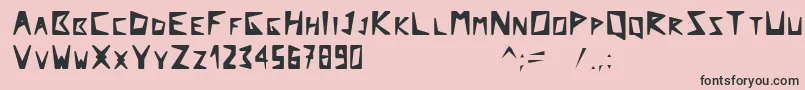Arcticexplorer Font – Black Fonts on Pink Background