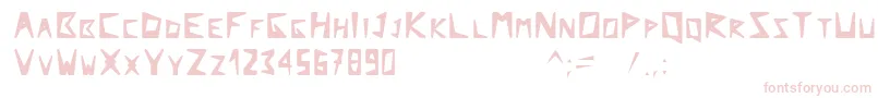 Arcticexplorer Font – Pink Fonts on White Background