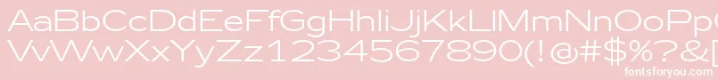 Zeppelin41 Font – White Fonts on Pink Background