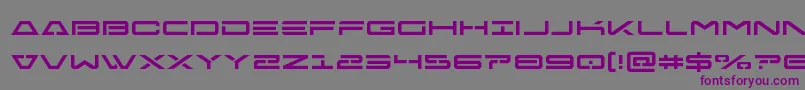 フォントFreeagent – 紫色のフォント、灰色の背景