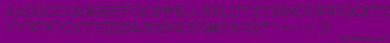 DiglossiaStd Font – Black Fonts on Purple Background