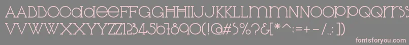 Шрифт DiglossiaStd – розовые шрифты на сером фоне
