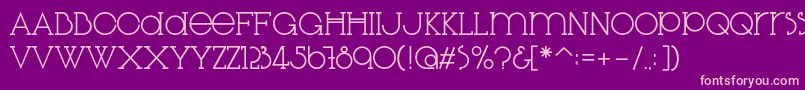 Więcej informacji o czcionce DiglossiaStd Czcionka DiglossiaStd – różowe czcionki na fioletowym tle
