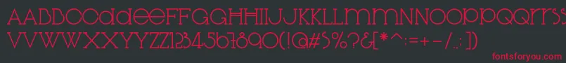 Więcej informacji o czcionce DiglossiaStd Czcionka DiglossiaStd – czerwone czcionki na czarnym tle