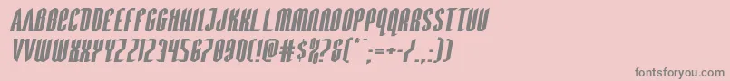 Devilsummonerxtraexpandital Font – Gray Fonts on Pink Background