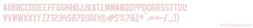 SablonSuperWashed Font – Pink Fonts on White Background